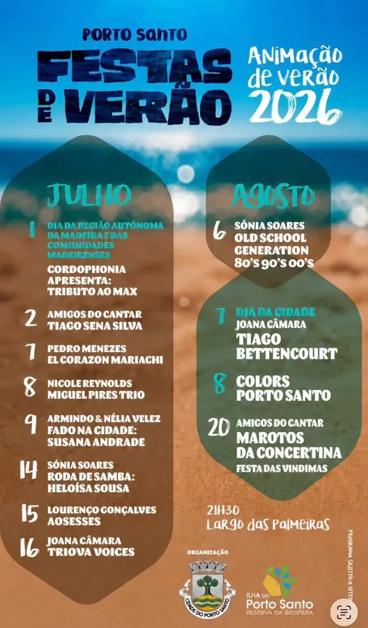 Festas de Verão 2026: Sónia Soares & Old School Generation