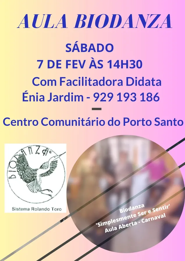 Aula de Biodanza - 'Simplesmente Ser e Sentir'